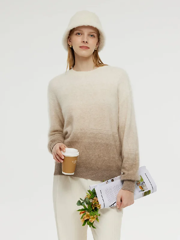 Brushed Cashmere Gradient Women Sweater