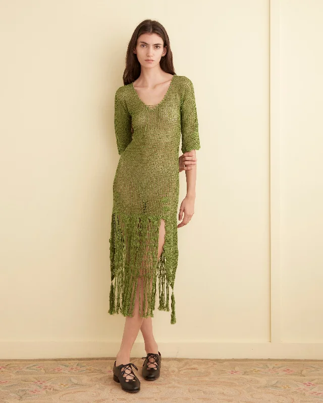 Flint Dress - Apple Green