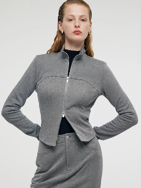 Gathered Waist Women Jacket