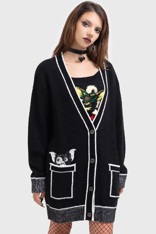 Pocket Gizmo Oversized Cardigan