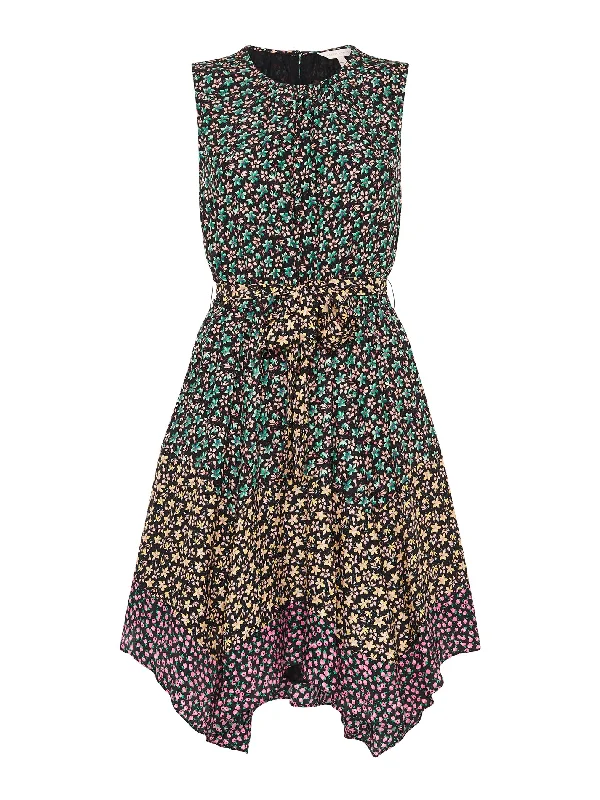 Louisa Floral Mixed Print Dress