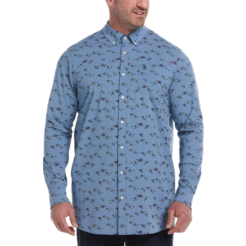 Big & Tall EcoVero™ Woven Poplin Stretch Shirt