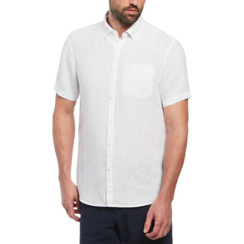 Delave Linen Button-Down Shirt