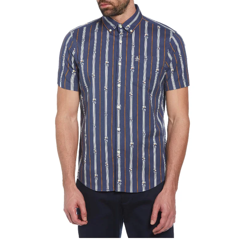 EcoVero™ Blend Vertical Stripe Shirt