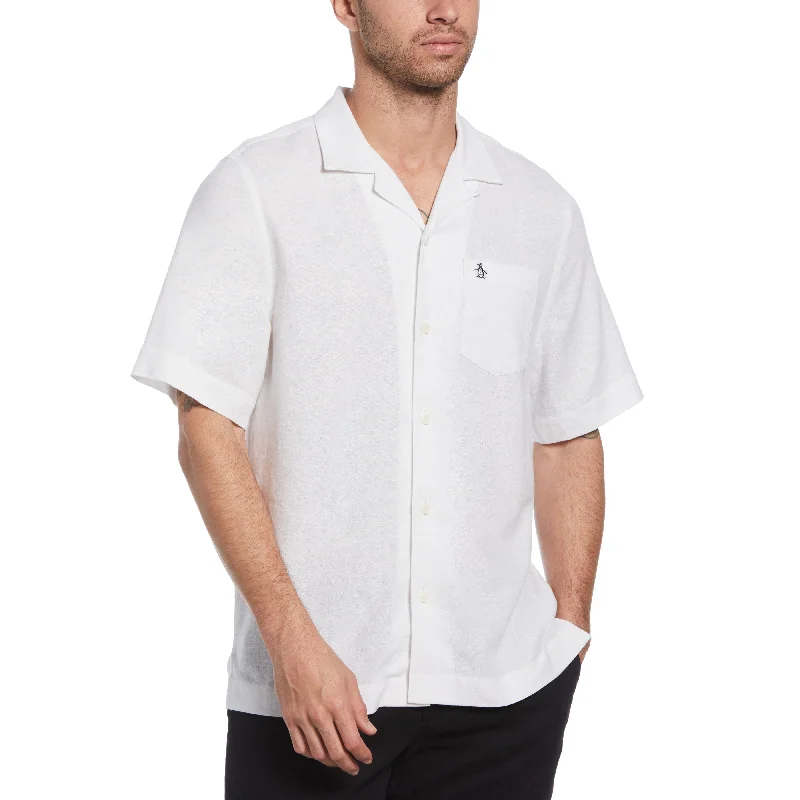 Ecovero™ Camp Collar Linen Shirt