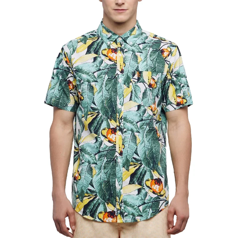 EcoVero™ Palm Print Shirt