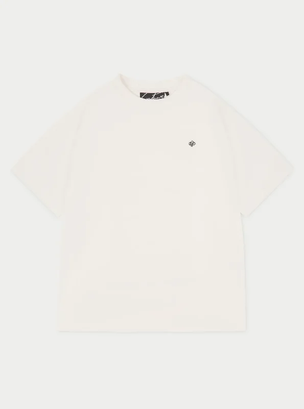 PHOTOGRAPHIC PRINT OVERSIZE T-SHIRT - OFF WHITE