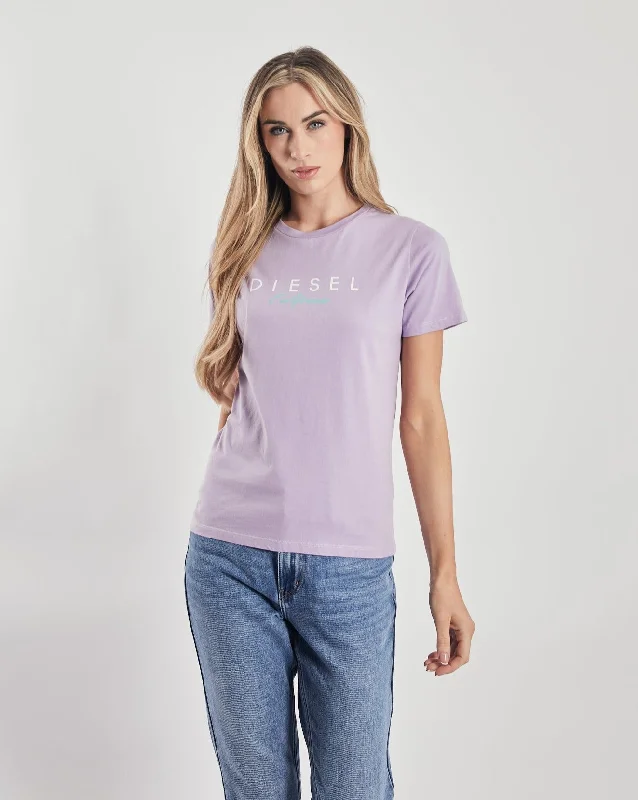 Maisie T-Shirt Purple Rose