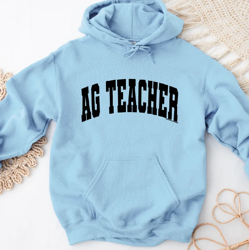 Varsity Ag Teacher Black Ink Hoodie (S-3XL) Unisex - Multiple Colors!