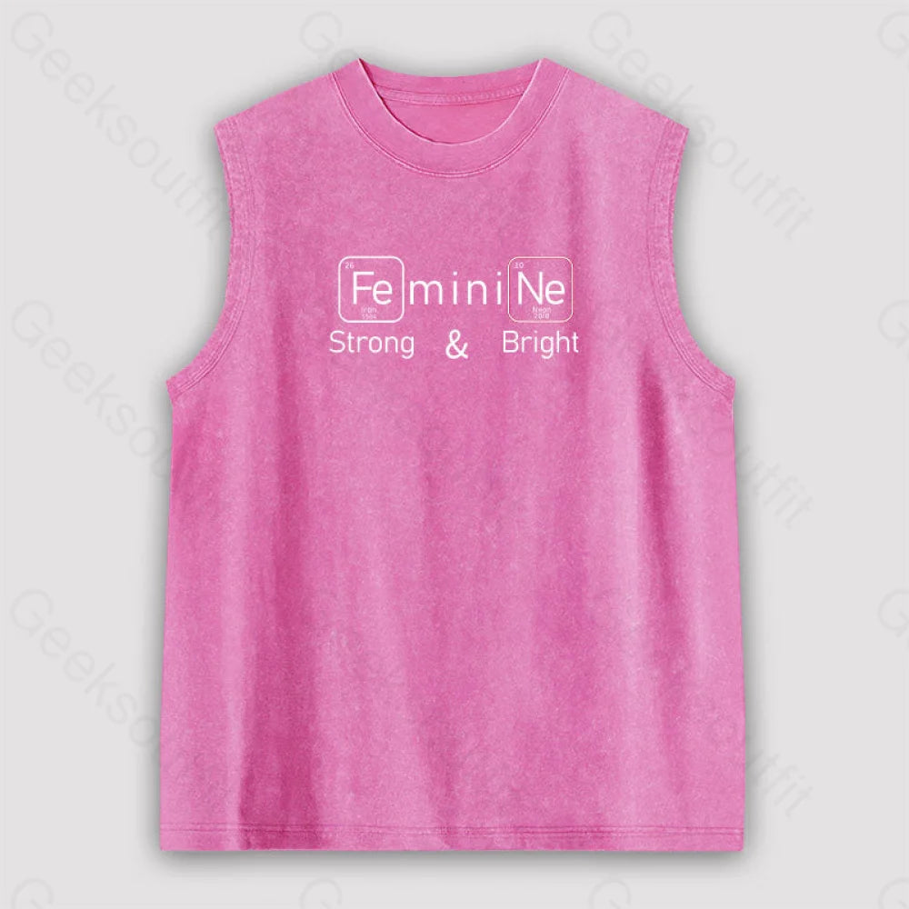 Strong and Bright Unisex Washed Tank