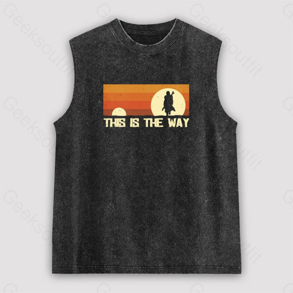 This Is The Way Unisex Washed Tank