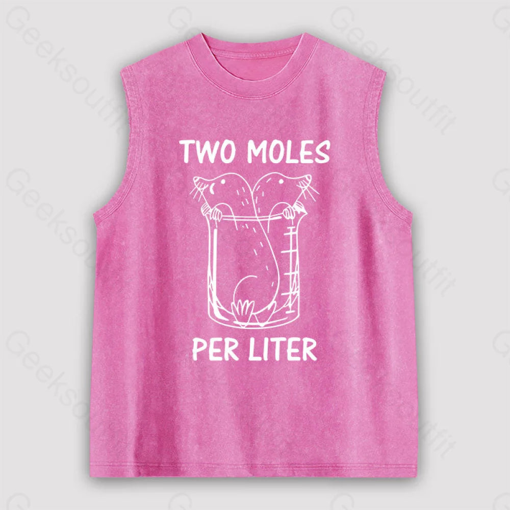 Two Moles Per Liter Unisex Washed Tank